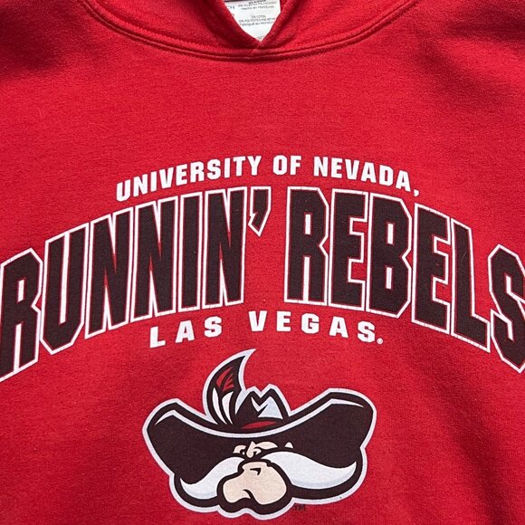 University of Nevada Runnin' Rebels Las Vegas Red Hoodie Women's Small - Picture 3 of 7